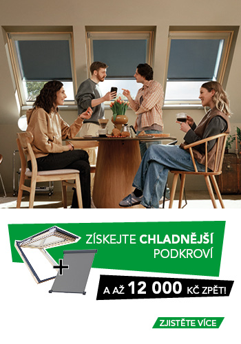 Chladnější podkroví s CASHBACKEM