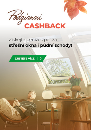Chladnější podkroví s CASHBACKEM