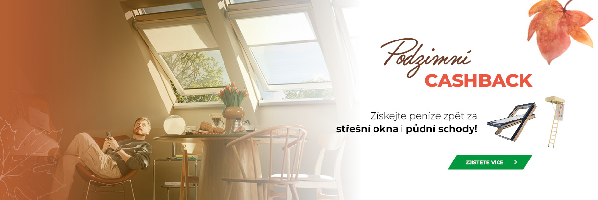 Získejte peníze zpět za střešní okna i půdní schody