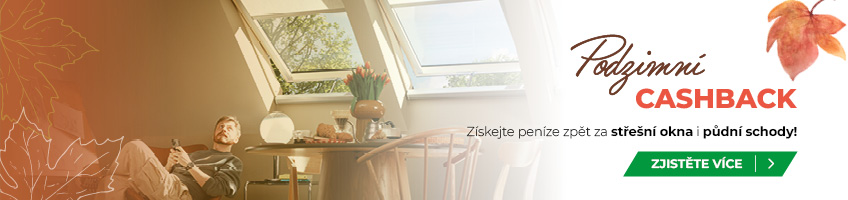 Získejte peníze zpět za střešní okna i půdní schody