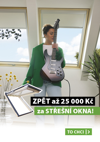 AKCE! Získejte zpět až 25 000 Kč za střešní okna!