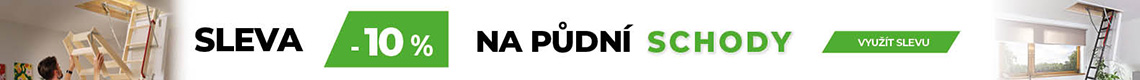 Sleva 10 % na půdní schody