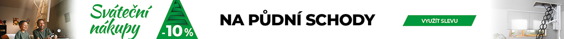 Sleva 10 % na půdní schody