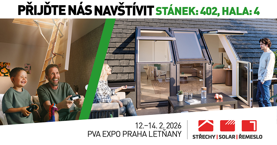 Pozvánka na veletrh STŘECHY-SOLAR-ŘEMESLO 2026