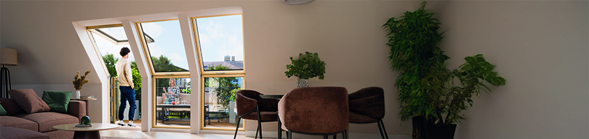 Terasová střešní okna