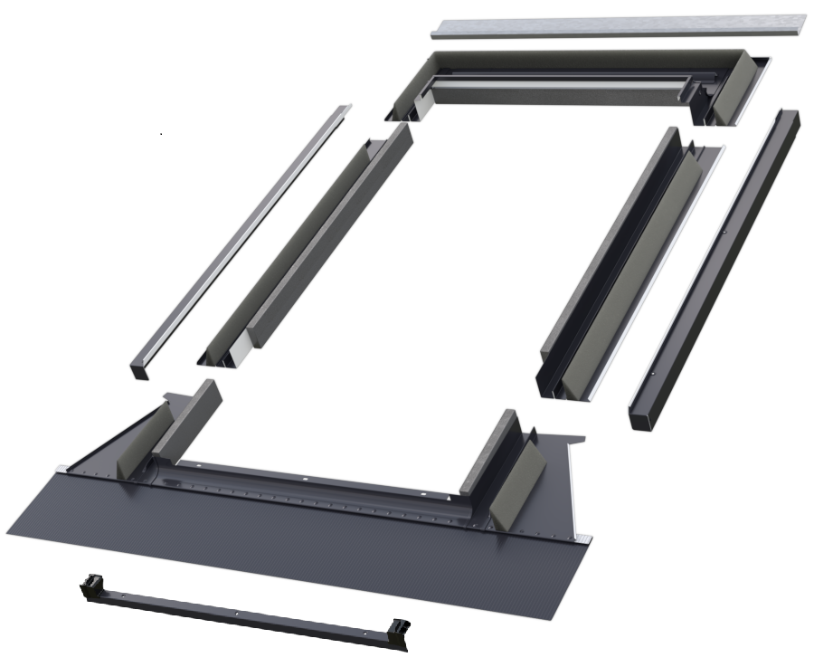 Konstrukce lemování pro vysoce profilované krytiny