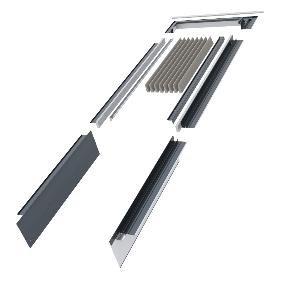 Konstrukce lemování pro terasová okna