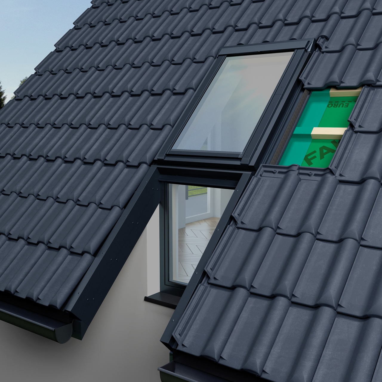 Těsnicí lemování pro fasádní sestavy